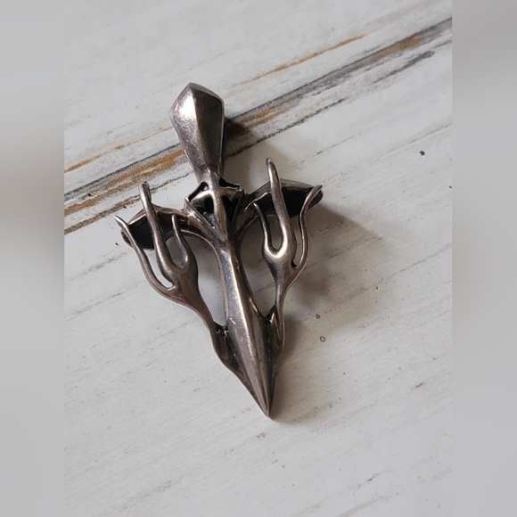 Heavy | 925 | Gothic Cross Pendant | EUC - Picture 5 of 9